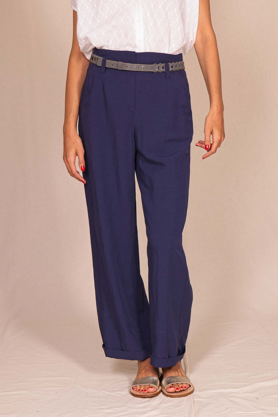 Pantalon FOSSEY bleu